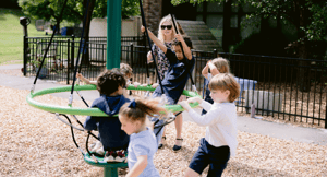 Whitby Students on the playground